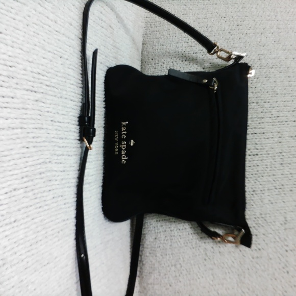 kate spade Handbags - Kate Spade Elegant Black Nylon Crossbody Bag